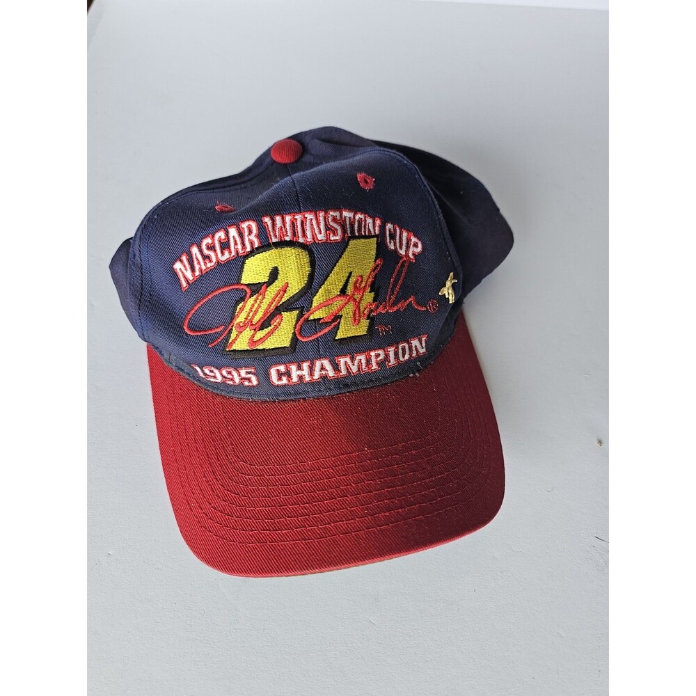 Vintage Jeff Gordon 1995 Champion Hat 24 NASCAR Competitors View DuPont Snapback